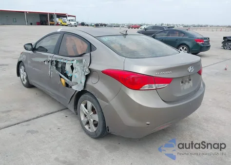 2013 Hyundai Elantra Gls из США, поврежденный, VIN 5NPDH4AE8DH289990